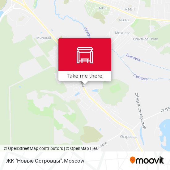 ЖК "Новые Островцы" map
