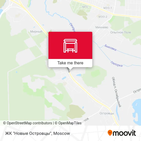 ЖК "Новые Островцы" map