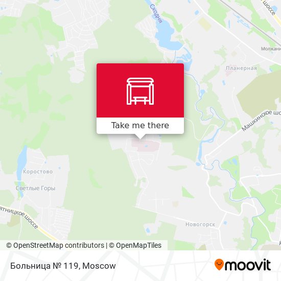 Больница № 119 map