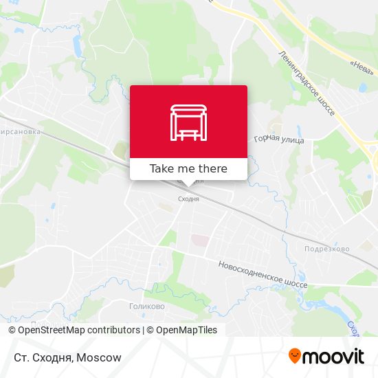 Ст. Сходня map