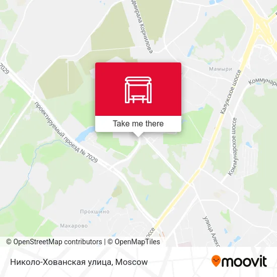 Николо-Хованская улица map