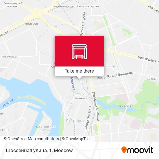 Шоссейная улица, 1 map