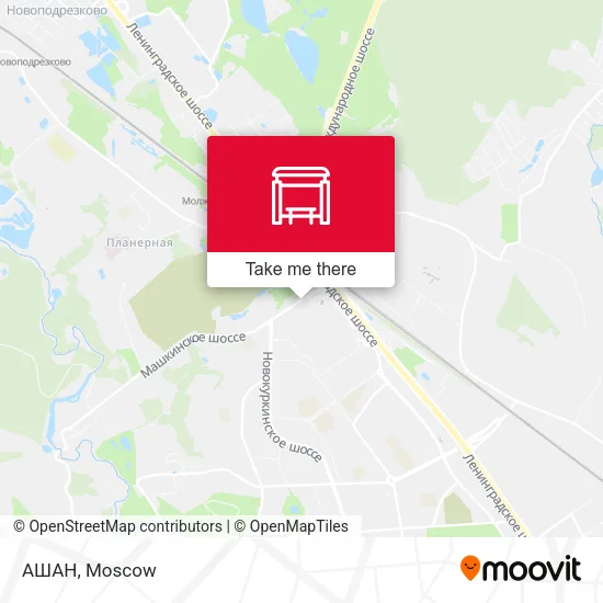 АШАН map