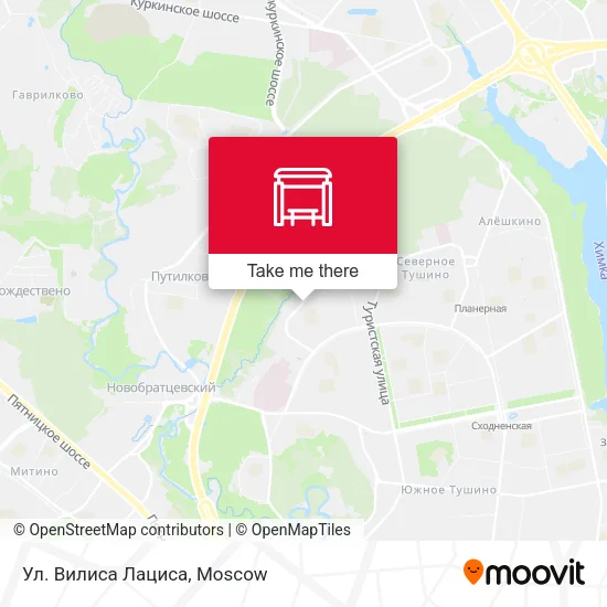 Ул. Вилиса Лациса map