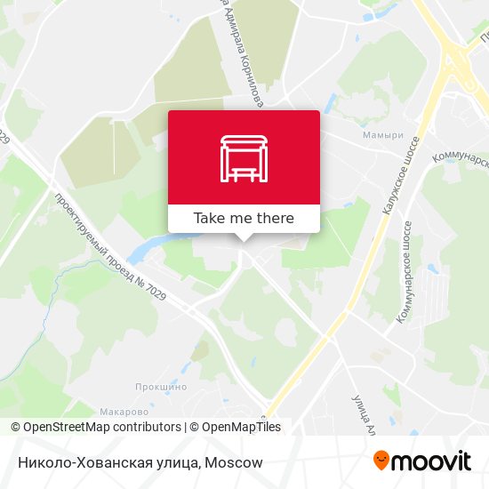 Николо-Хованская улица map