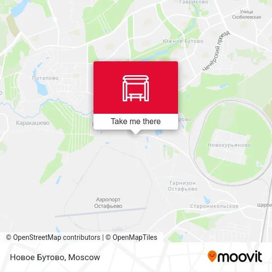 Новое Бутово map