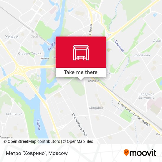 Метро "Ховрино" map