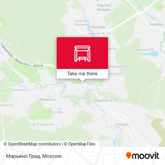 Марьино Град map