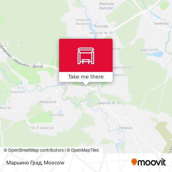 Марьино Град map