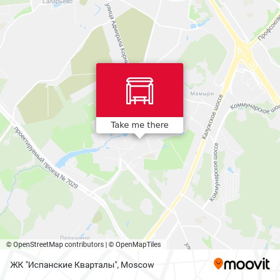 ЖК "Испанские Кварталы" map