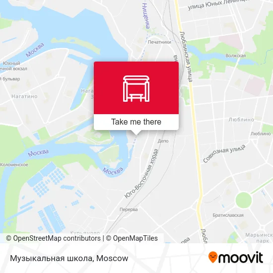 Музыкальная школа map