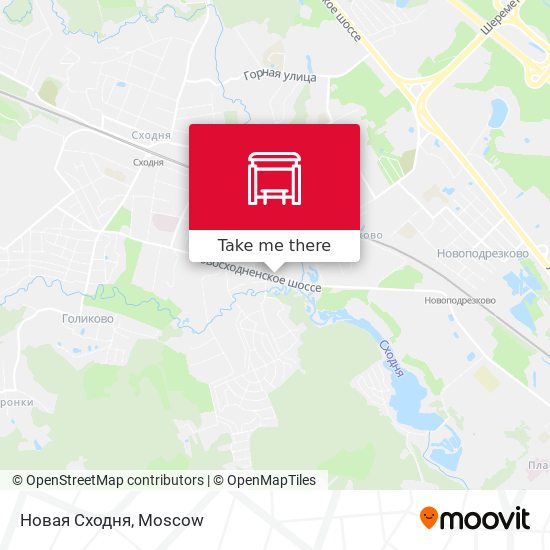 Новая Сходня map