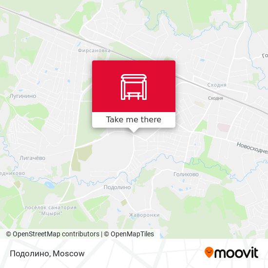 Подолино map