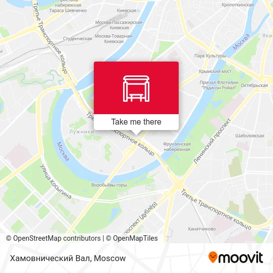 Хамовнический Вал map