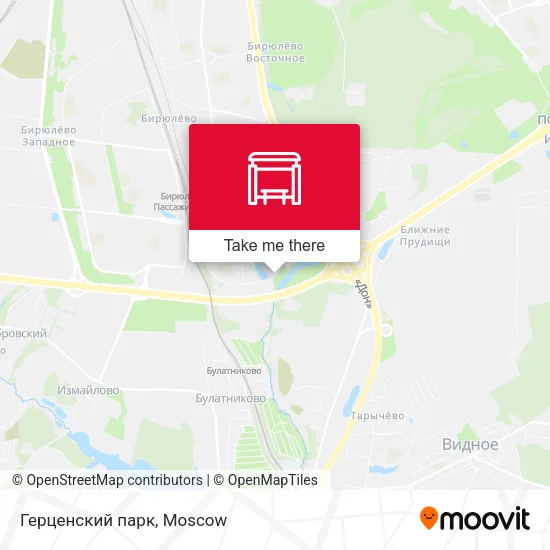 Герценский парк map