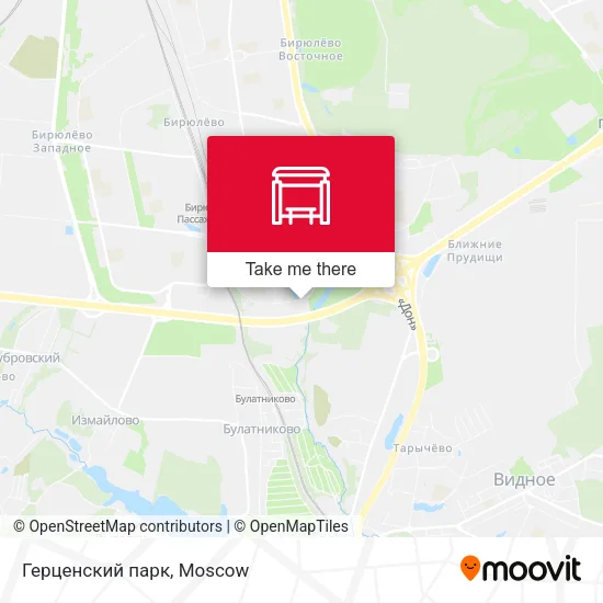Герценский парк map