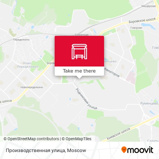 Производственная улица map