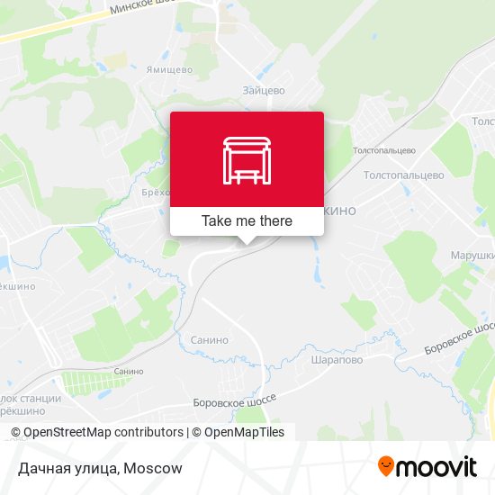 Дачная улица map