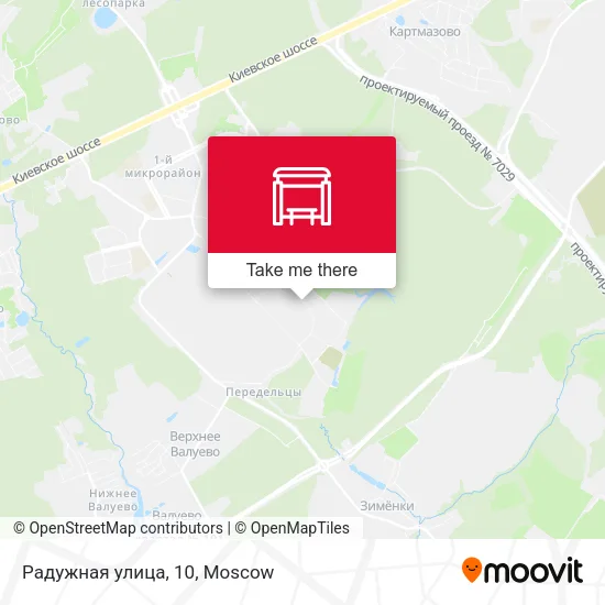 Радужная улица, 10 map