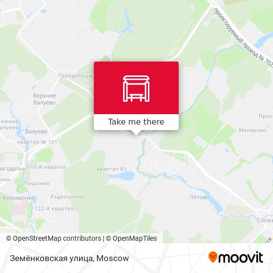 Земёнковская улица map