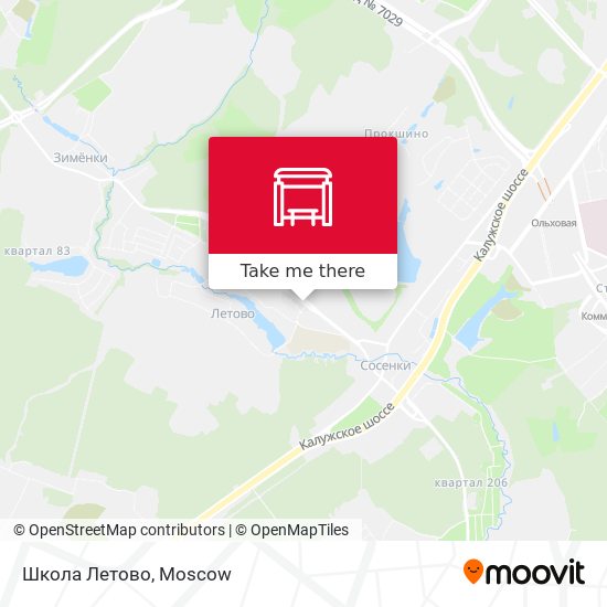 Школа Летово map