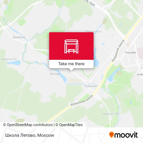 Школа Летово map