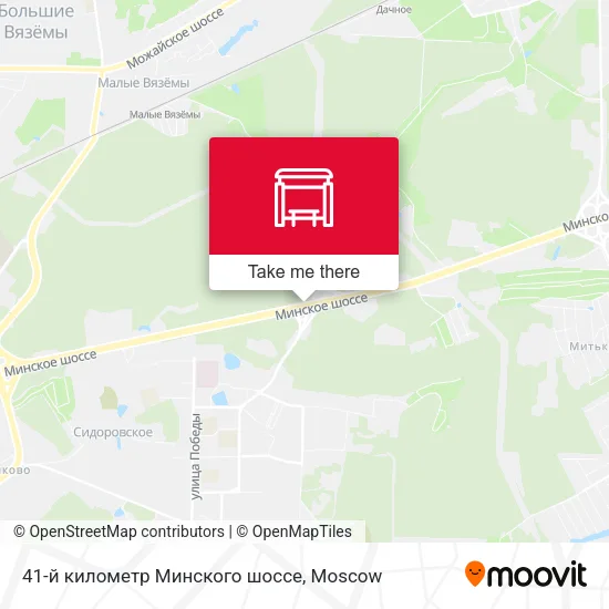 41-й километр Минского шоссе map