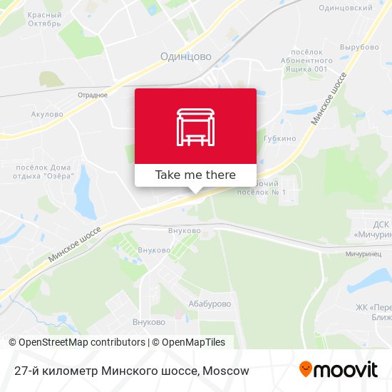 27-й километр Минского шоссе map