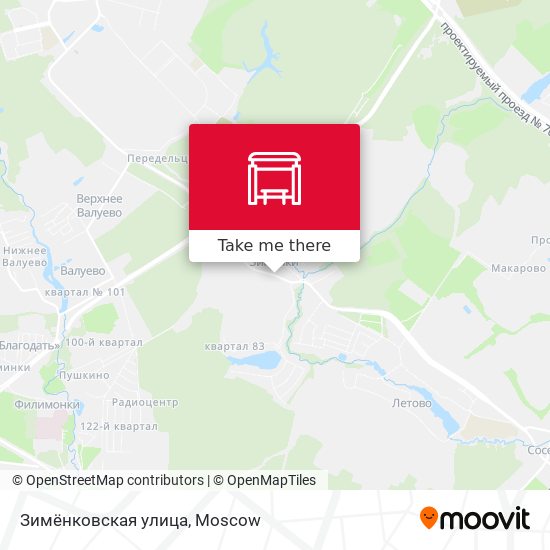 Зимёнковская улица map
