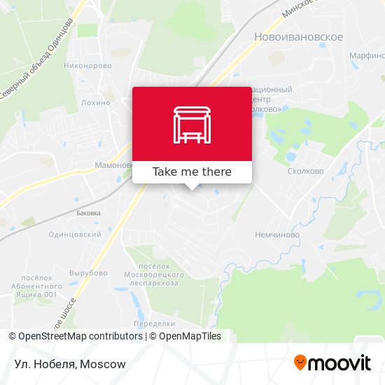 Ул. Нобеля map