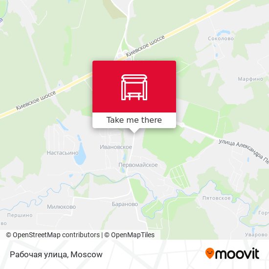 Рабочая улица map