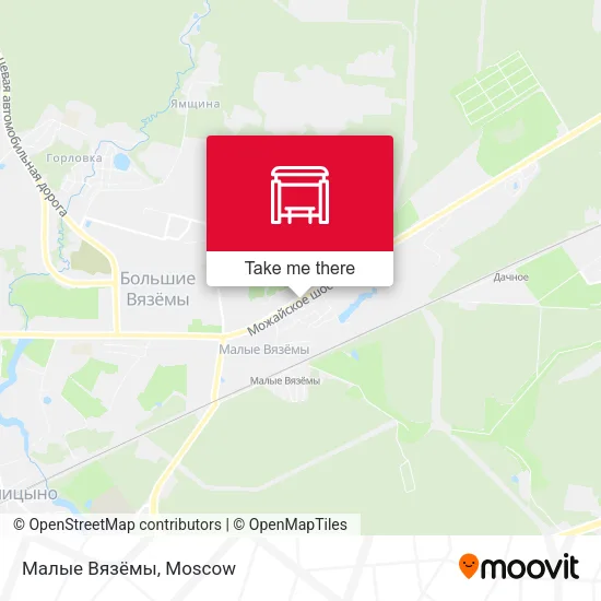Малые Вязёмы map