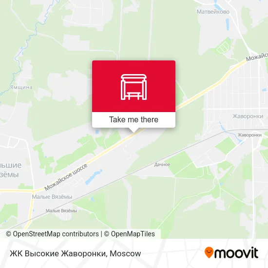 ЖК Высокие Жаворонки map