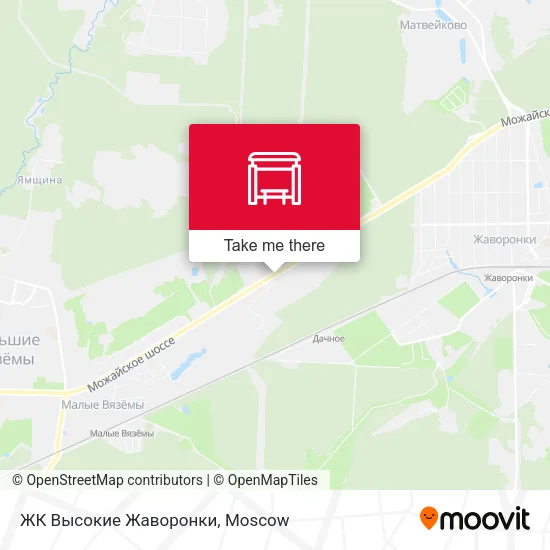 ЖК Высокие Жаворонки map