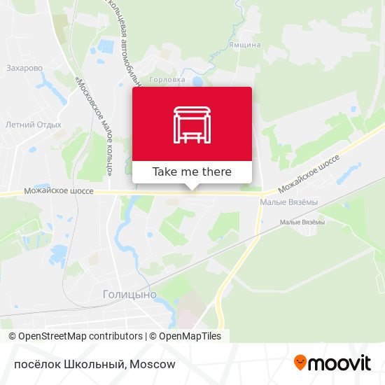 посёлок Школьный map