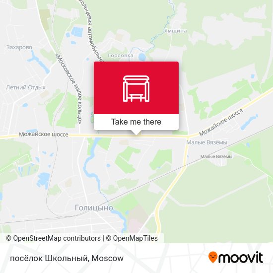 посёлок Школьный map
