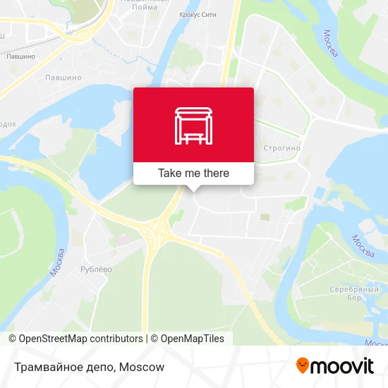 Трамвайное депо map