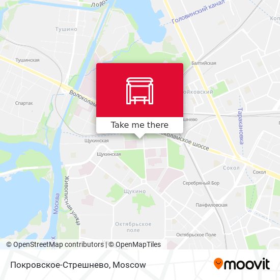 Покровское-Стрешнево map