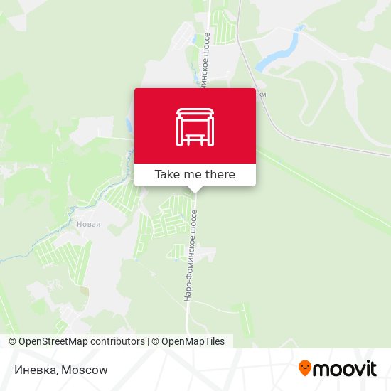 Иневка map