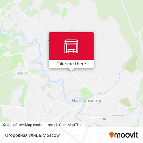 Огородная улица map
