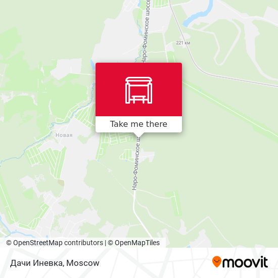Дачи Иневка map