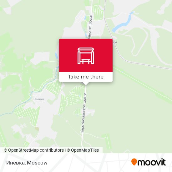 Иневка map