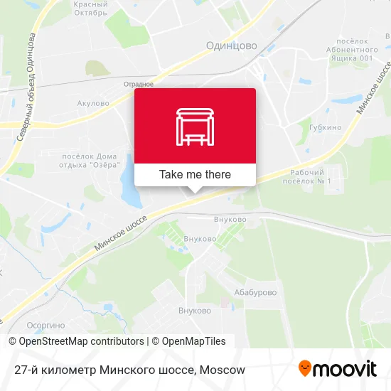 27-й километр Минского шоссе map