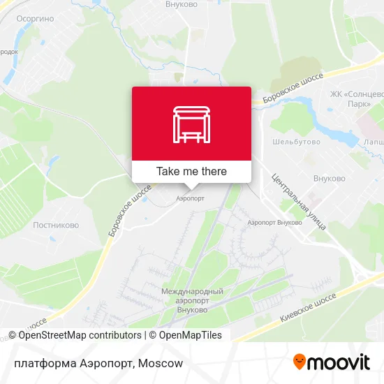 платформа Аэропорт map