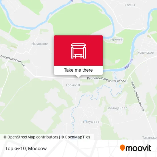 Горки-10 map