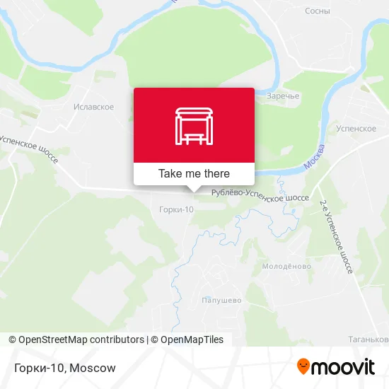 Горки-10 map