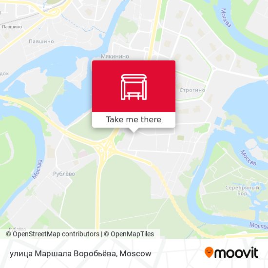 улица Маршала Воробьёва map