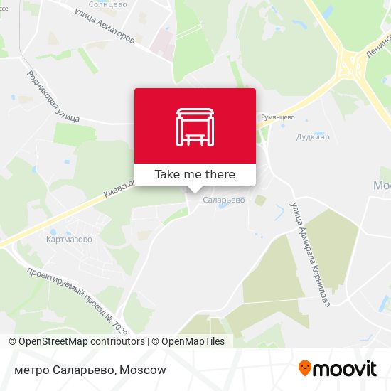 метро Саларьево map