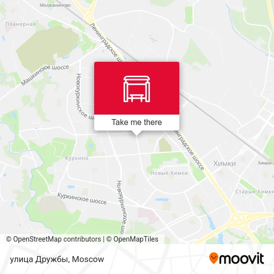 улица Дружбы map