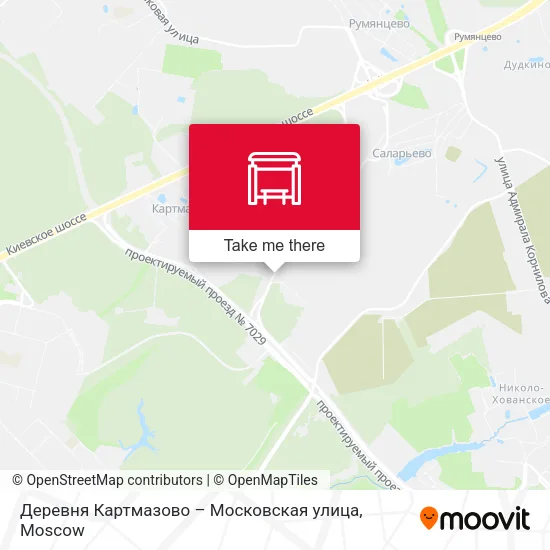 Деревня Картмазово – Московская улица map